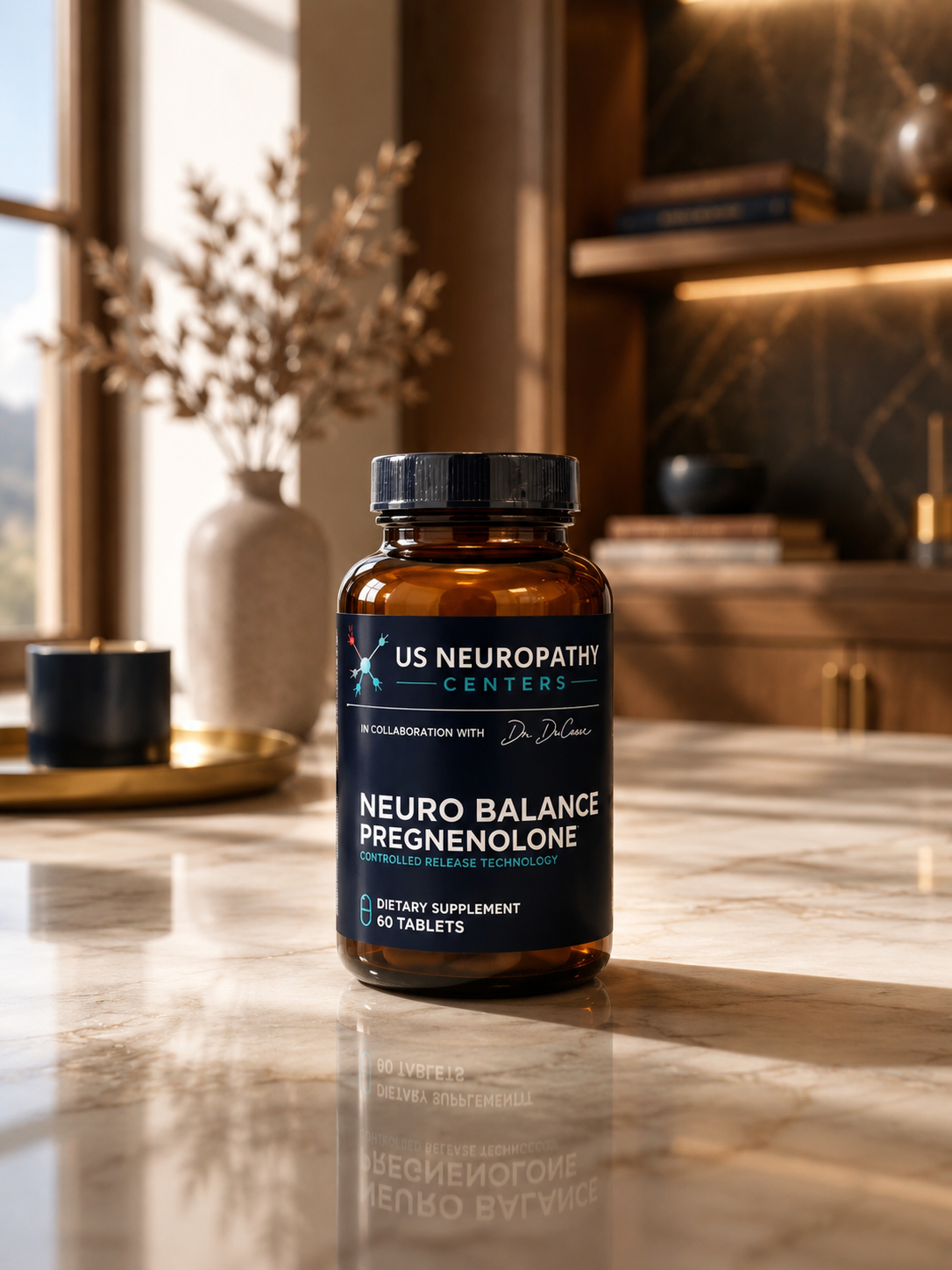 Neuro Balance Pregnenolone supplement bottle, 60 tablets