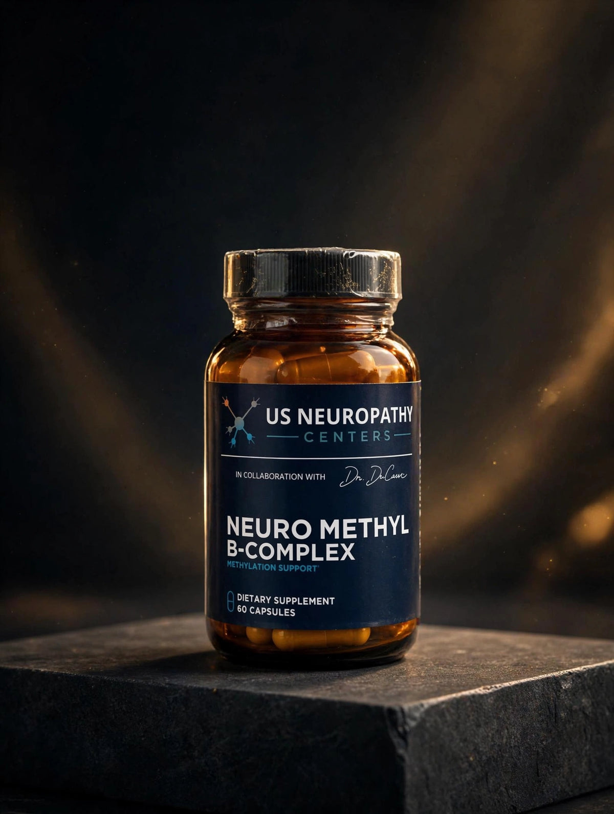 Neuro Methyl B-Complex supplement bottle, 60 capsules