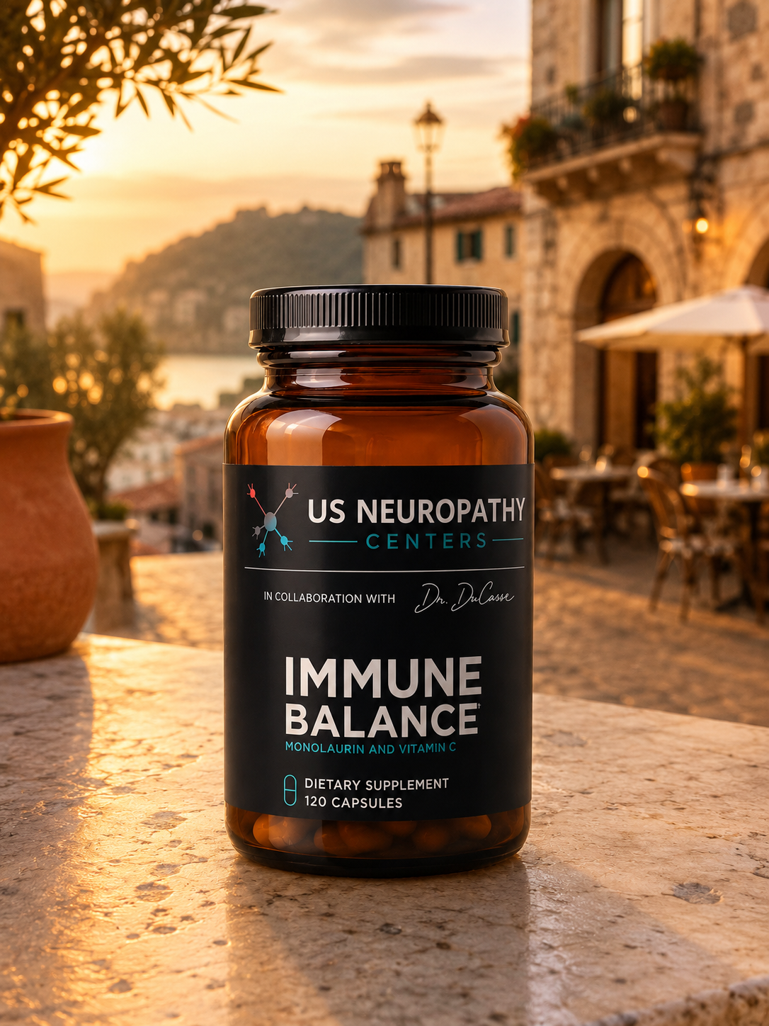 Immune Balance supplement bottle, 120 capsules